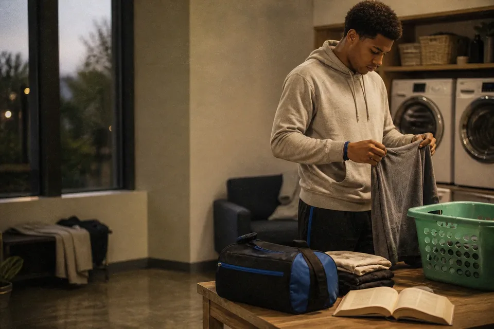 A student-athlete balancing sport and life beyond competition