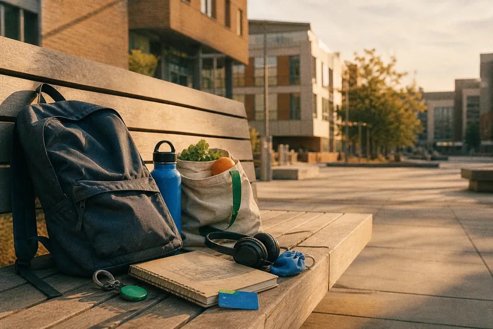 Objects from an active and personal student life